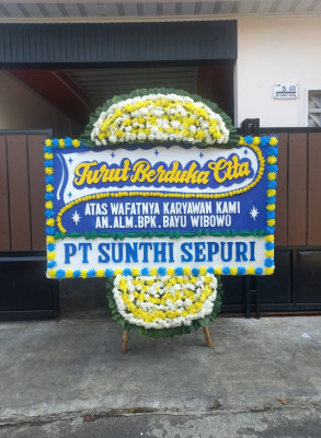 Papan Bunga Duka di Harjosari I